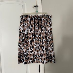 Cheetah Mod Sportswear Athletic Skirt Medium